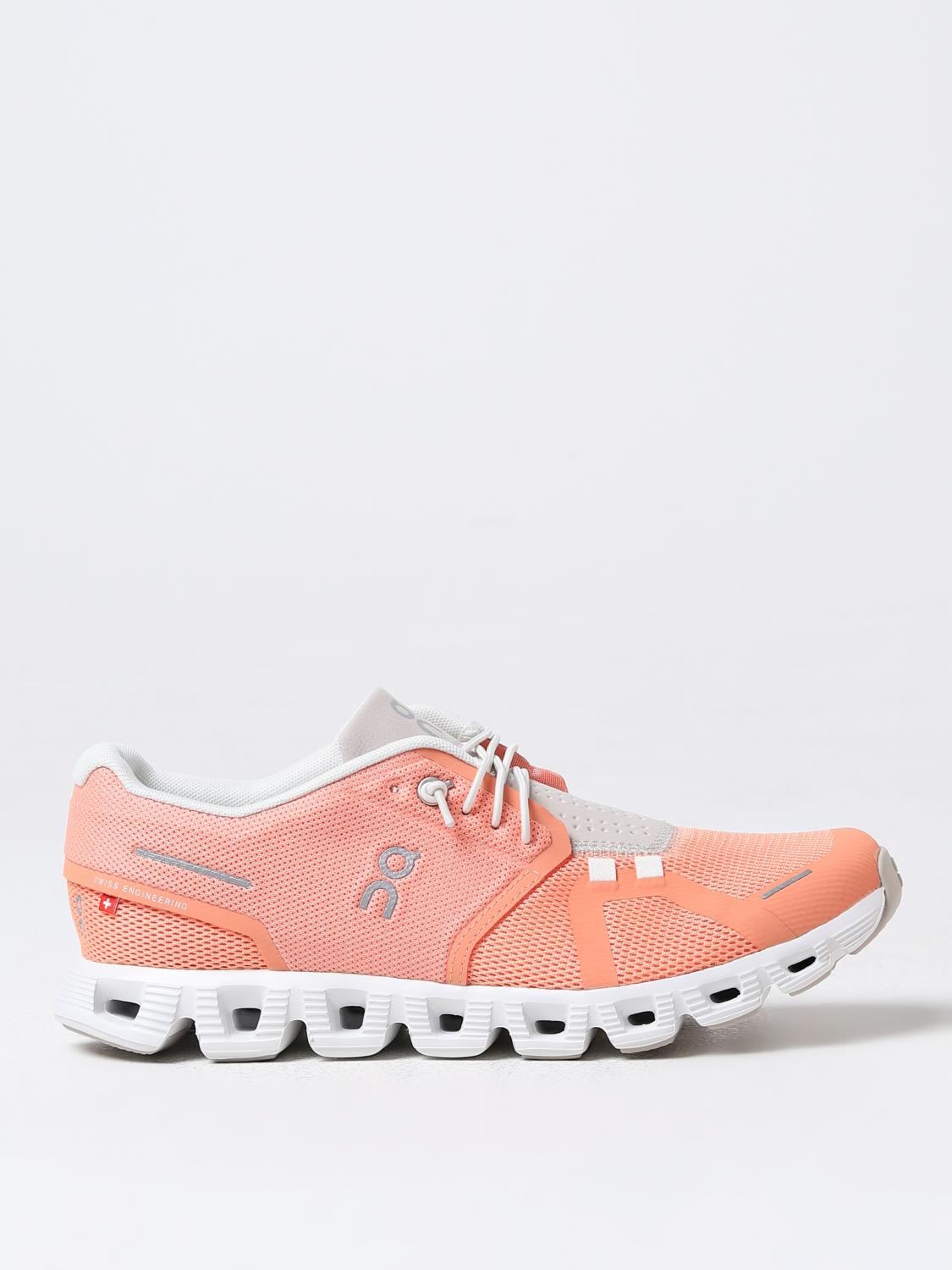 Shop On Running Sneakers  Woman Color Salmon In Lachs