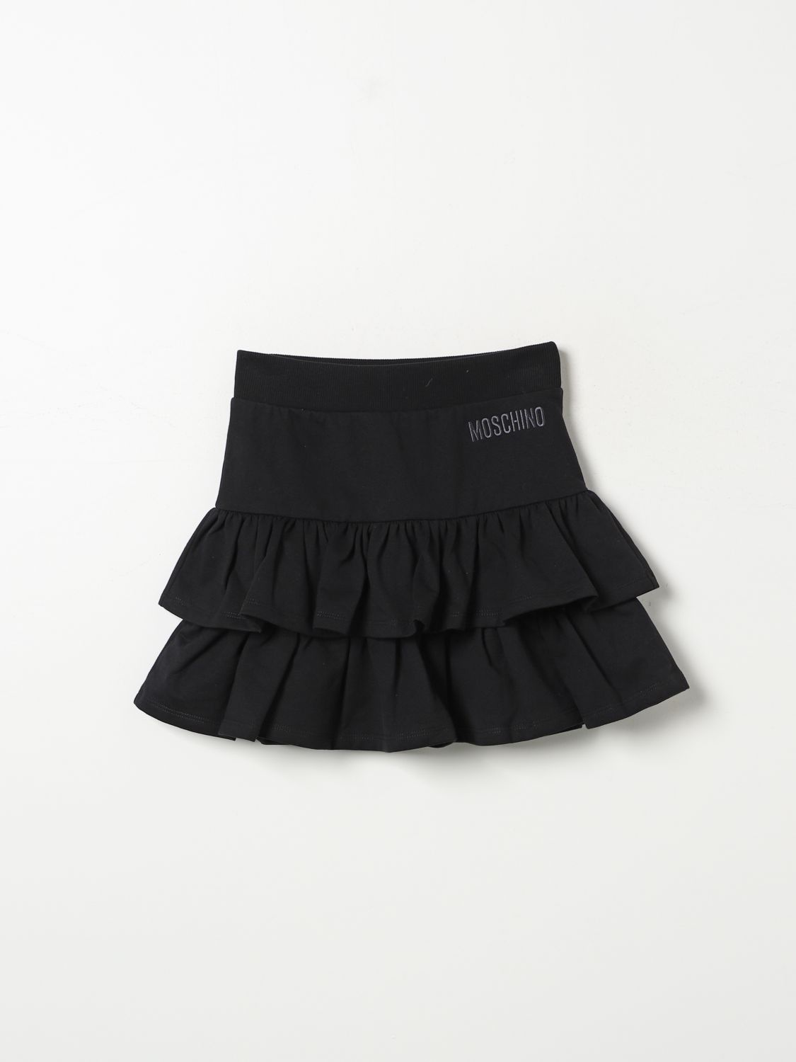 Shop Moschino Skirt  Kids Color Black In Schwarz