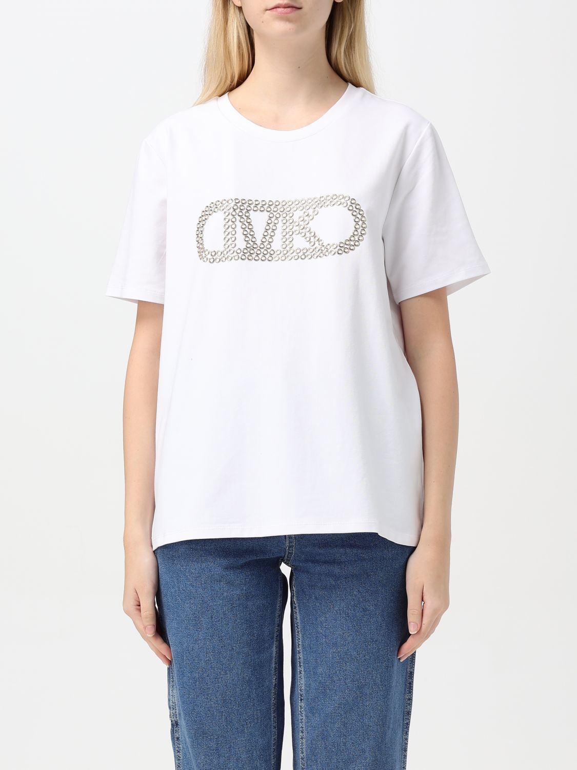 Shop Michael Michael Kors T-shirt  Woman Color White In Weiss