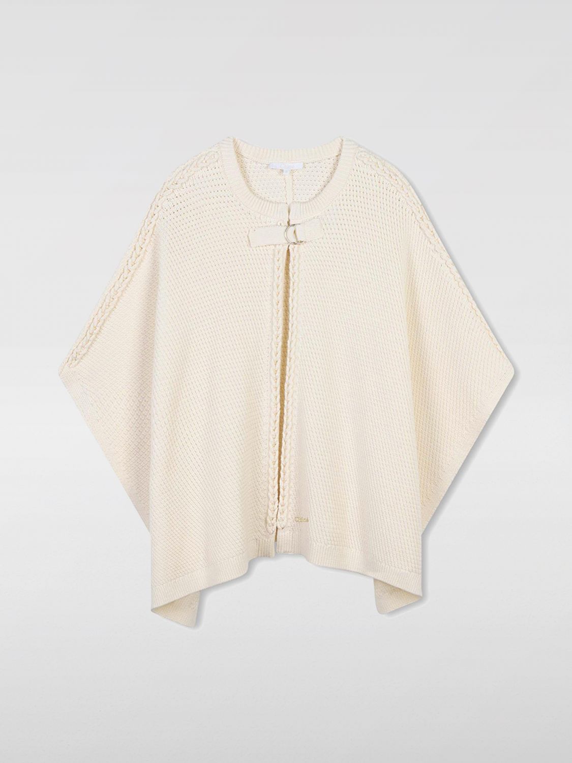 Shop Chloé Coat  Kids Color White In Weiss