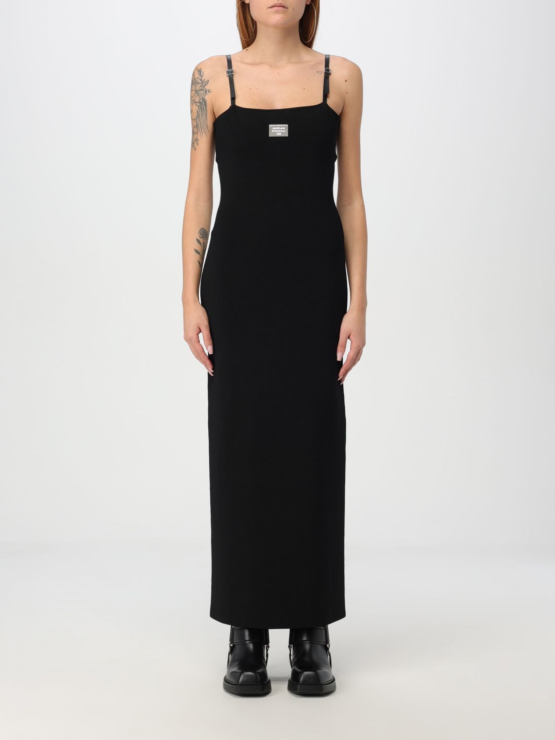 Shop Acne Studios Dress  Woman Color Black In Schwarz