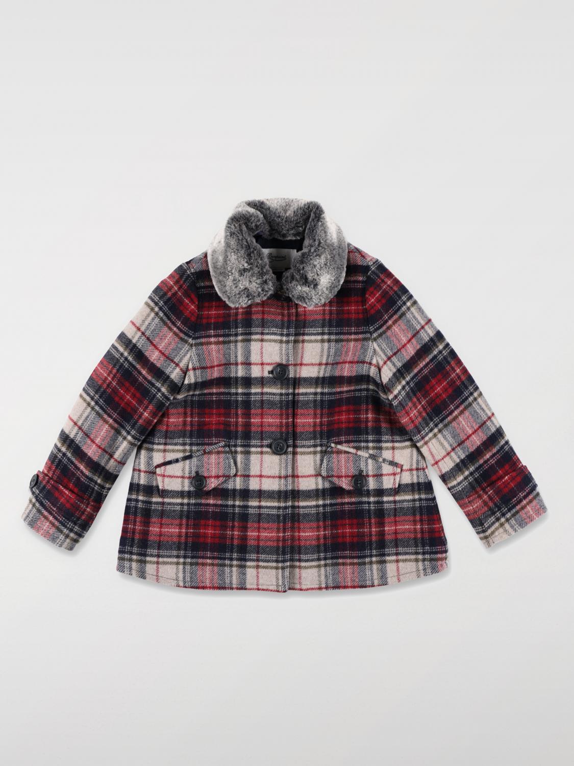 Bonpoint Coat  Kids Color Burgundy In Multi