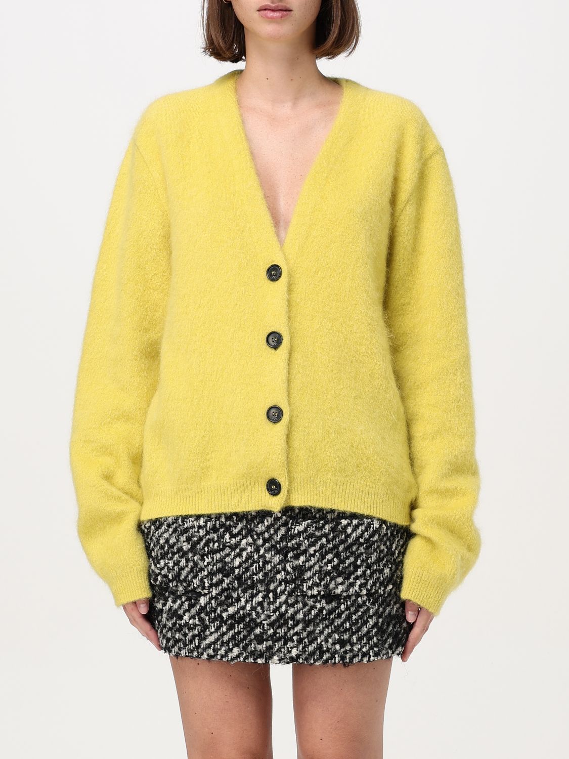 N°21 CARDIGAN N° 21 WOMAN COLOR YELLOW G11826003