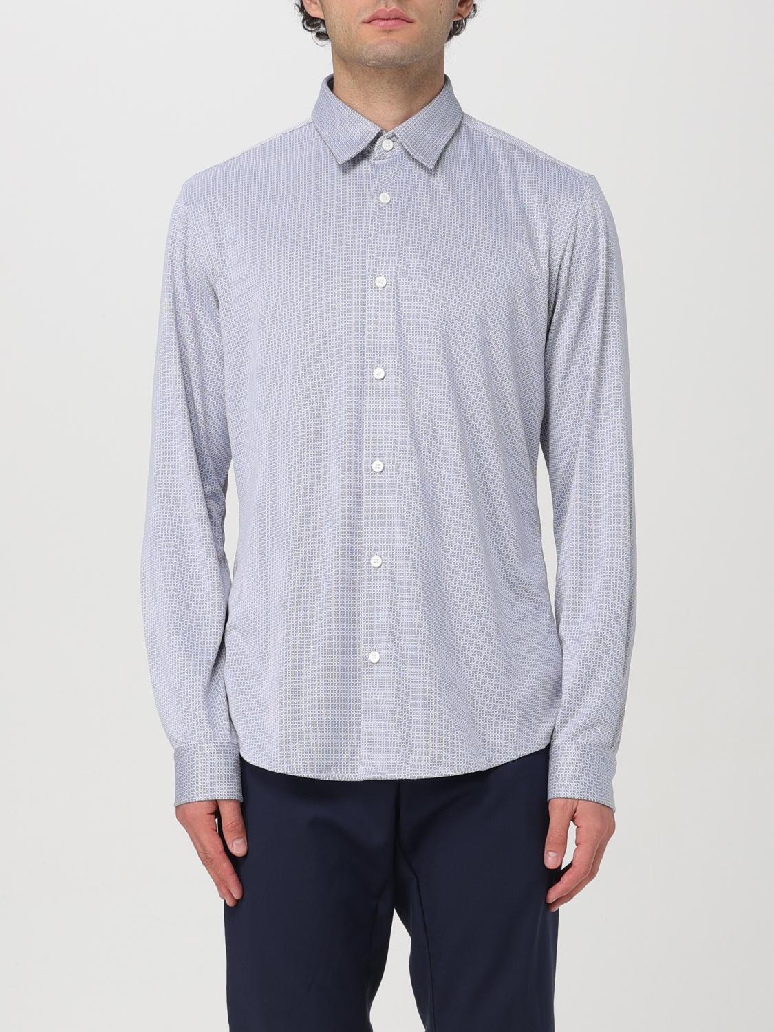 Hugo Boss Shirt Boss Men Color Blue In Blau