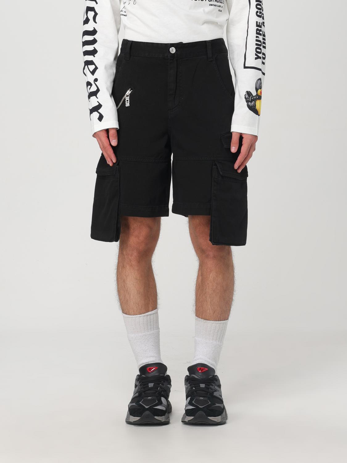 Shop Gcds Short  Men Color Black In Schwarz