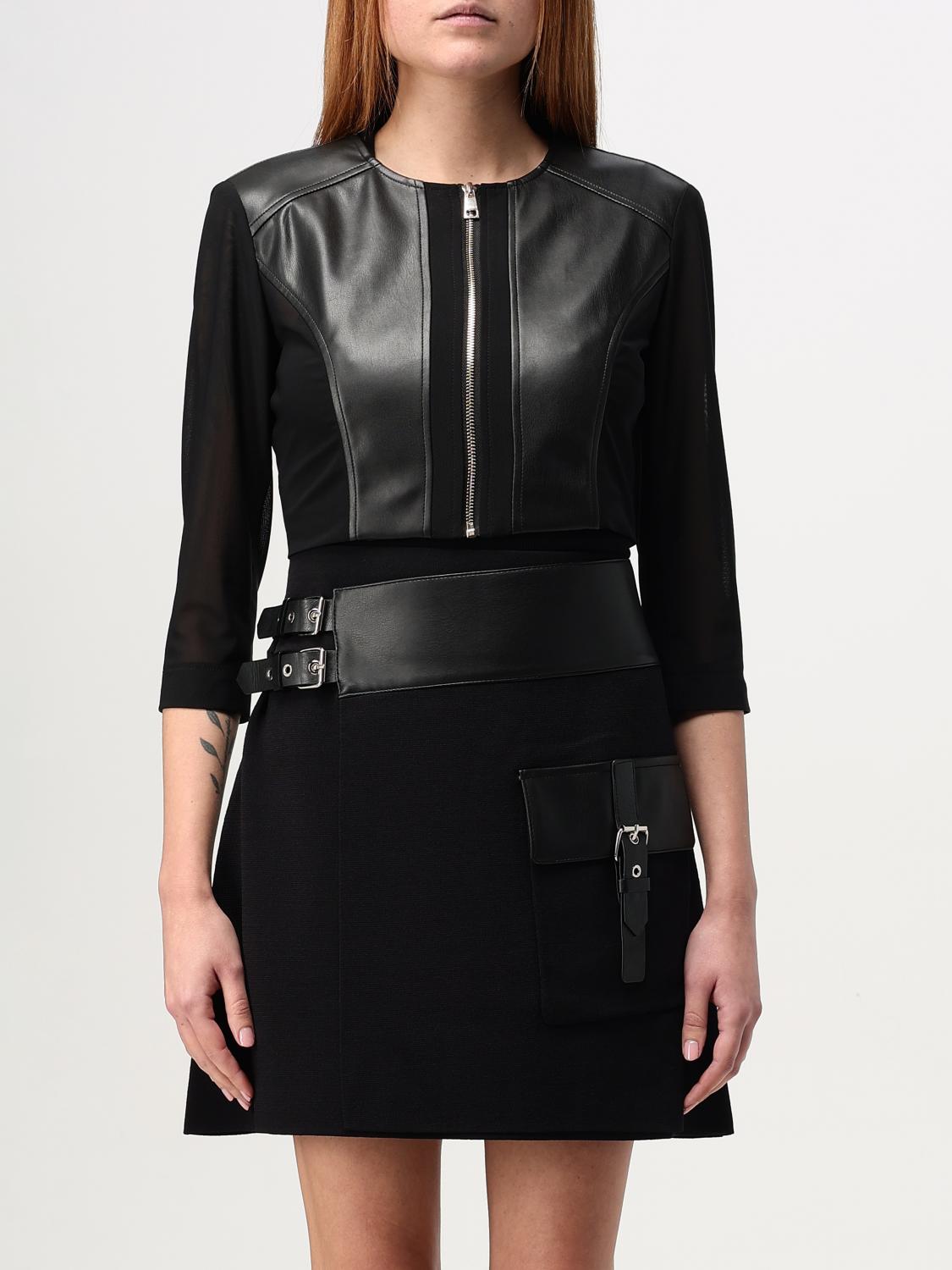 LIU •JO JACKET LIU JO WOMAN COLOR BLACK G12007002