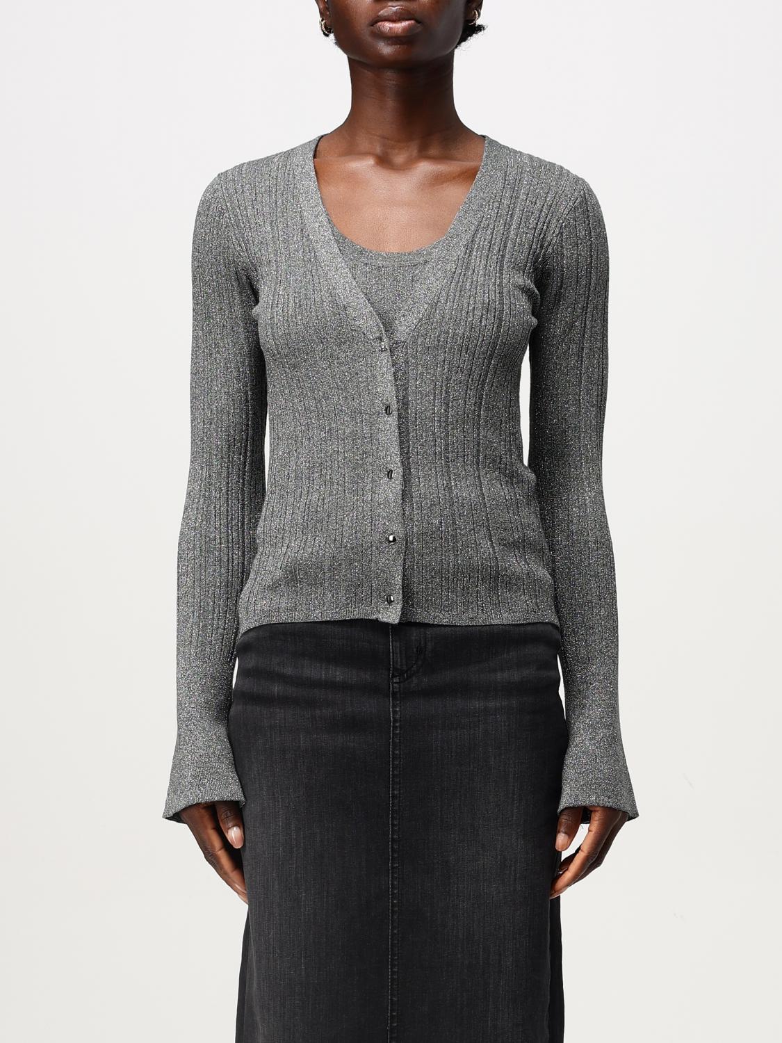 Liu •jo Cardigan Liu Jo Woman Color Charcoal In Charcoal