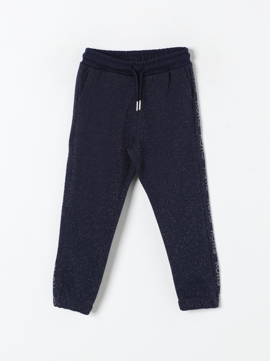 Michael Michael Kors Pants Kids Color Blue In Blau