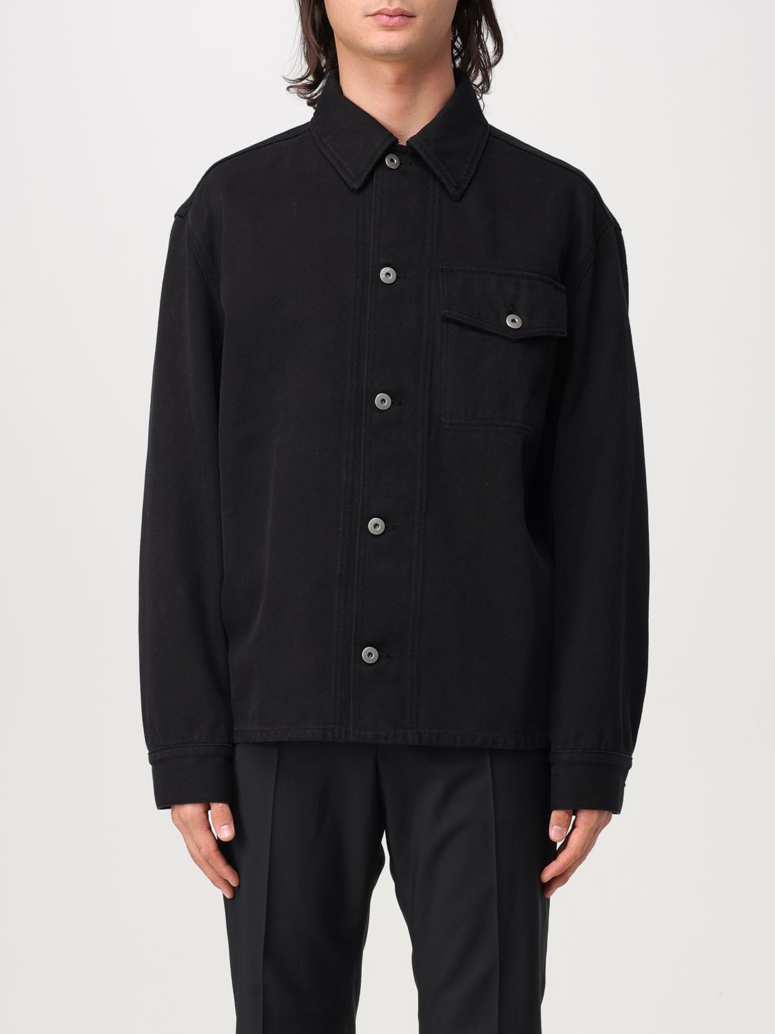 Shop Burberry Jacket  Men Color Black In Schwarz