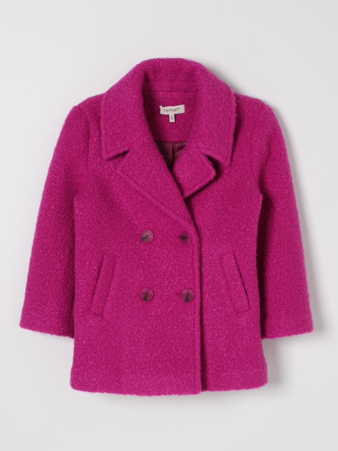 Twinset Blazer Kids Color Fuchsia In Fuchsia
