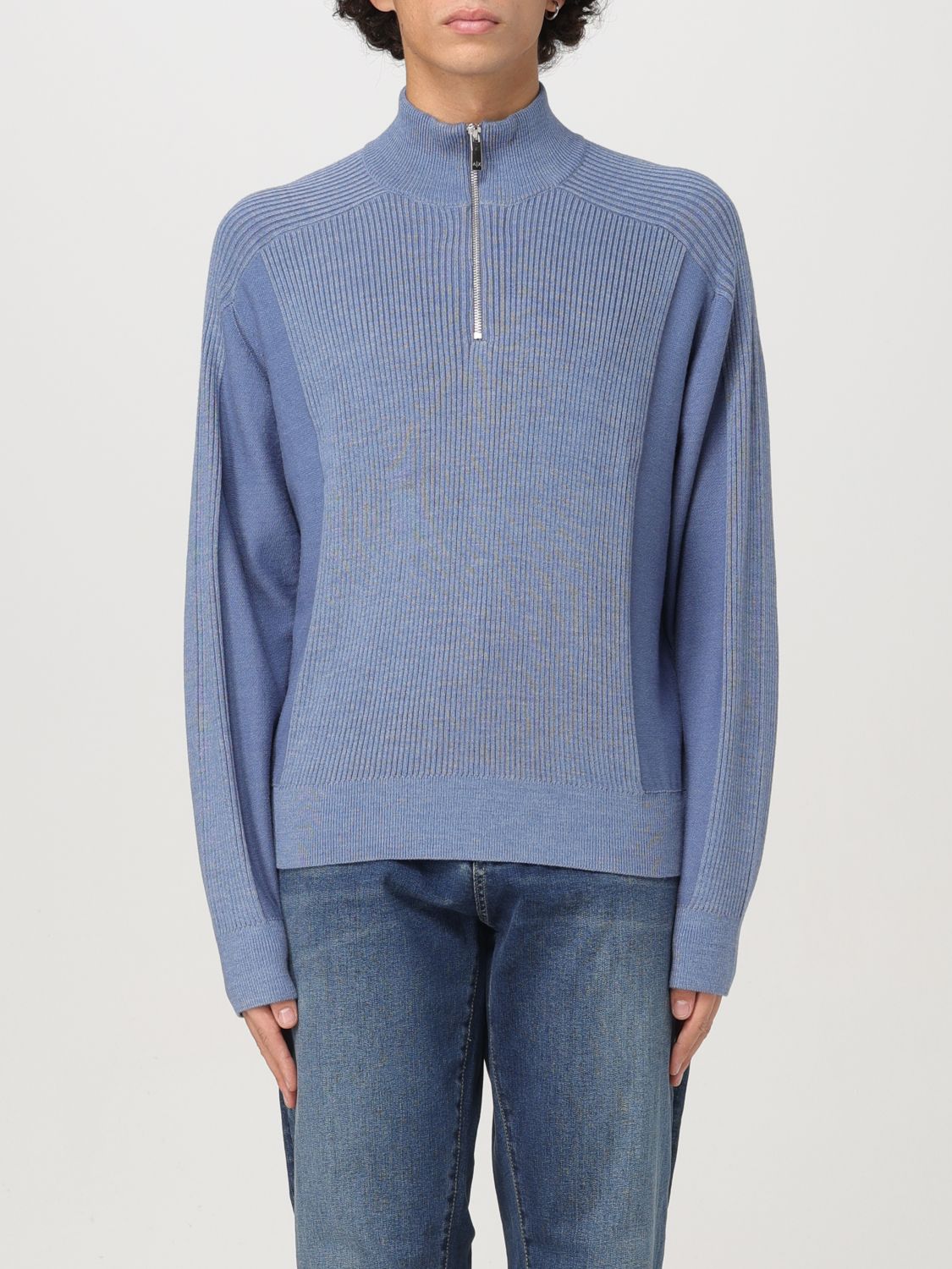 Armani Exchange Sweater  Men Color Blue