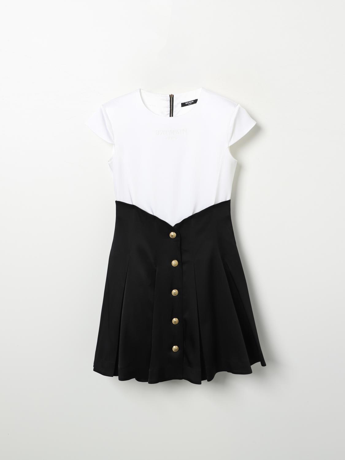 Balmain Dress  Kids Color Black In 黑色