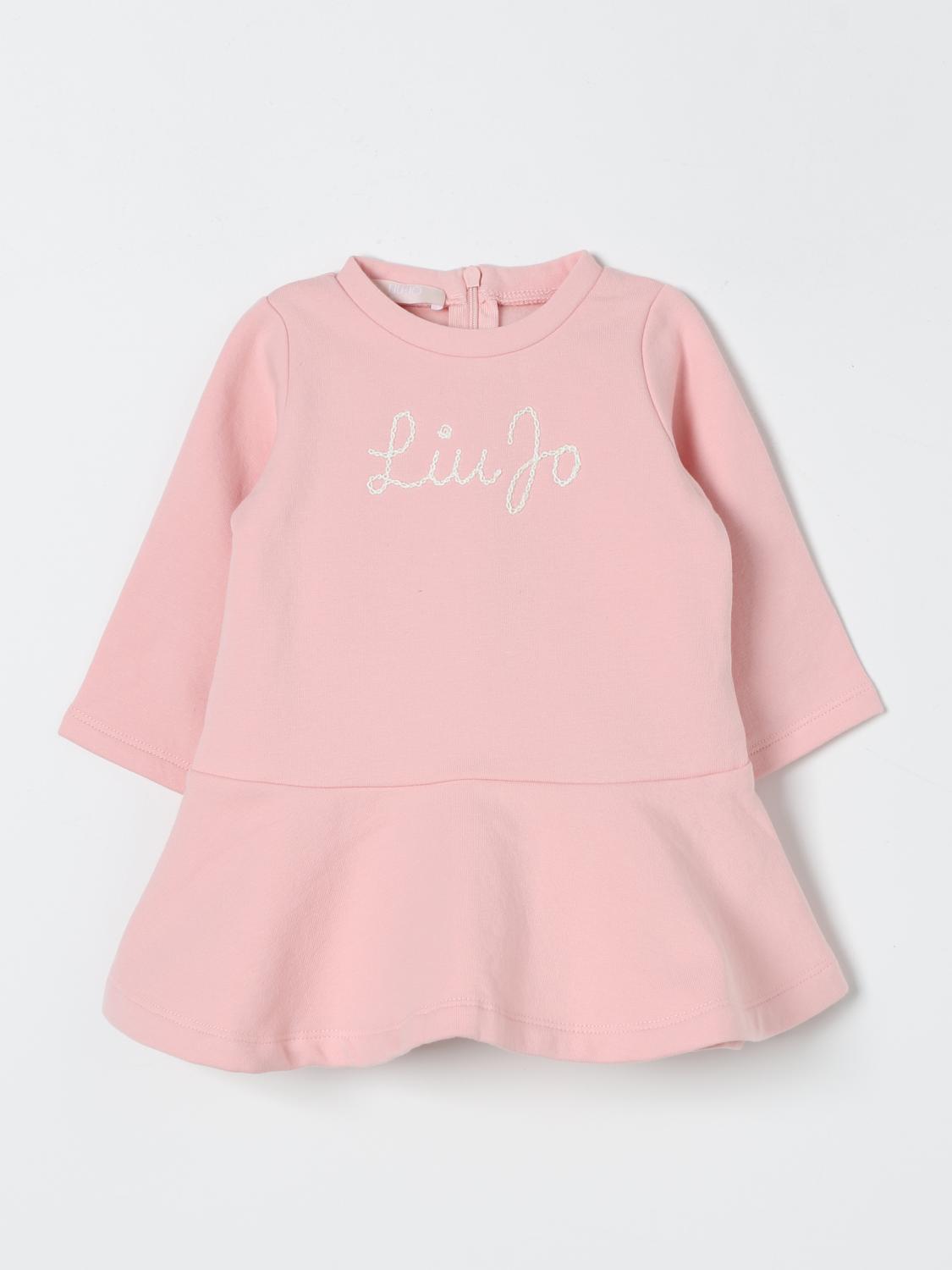 Shop Liu •jo Dress Liu Jo Kids Color Pink