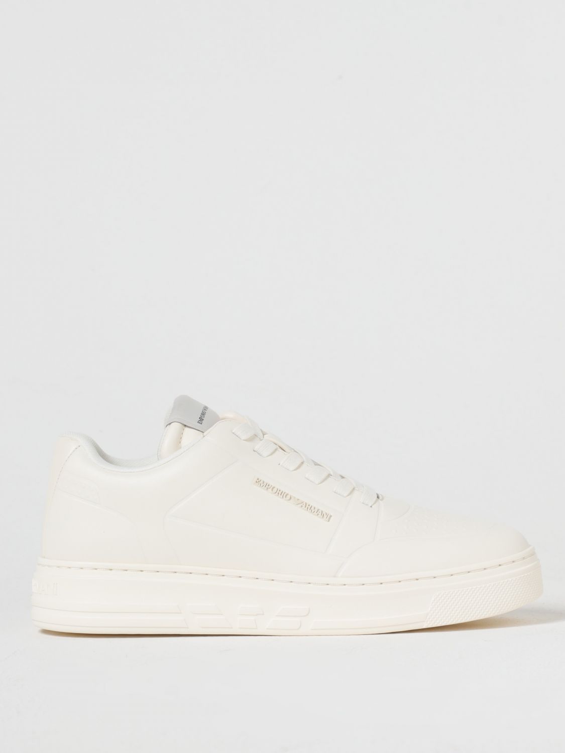 Shop Emporio Armani Sneakers  Woman Color White In Weiss