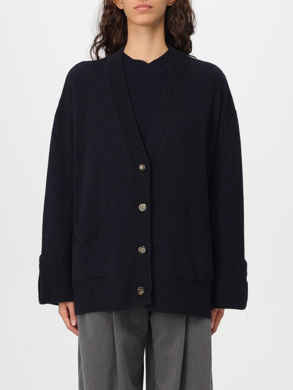 Roberto Collina Cardigan  Woman Color Blue In Blau