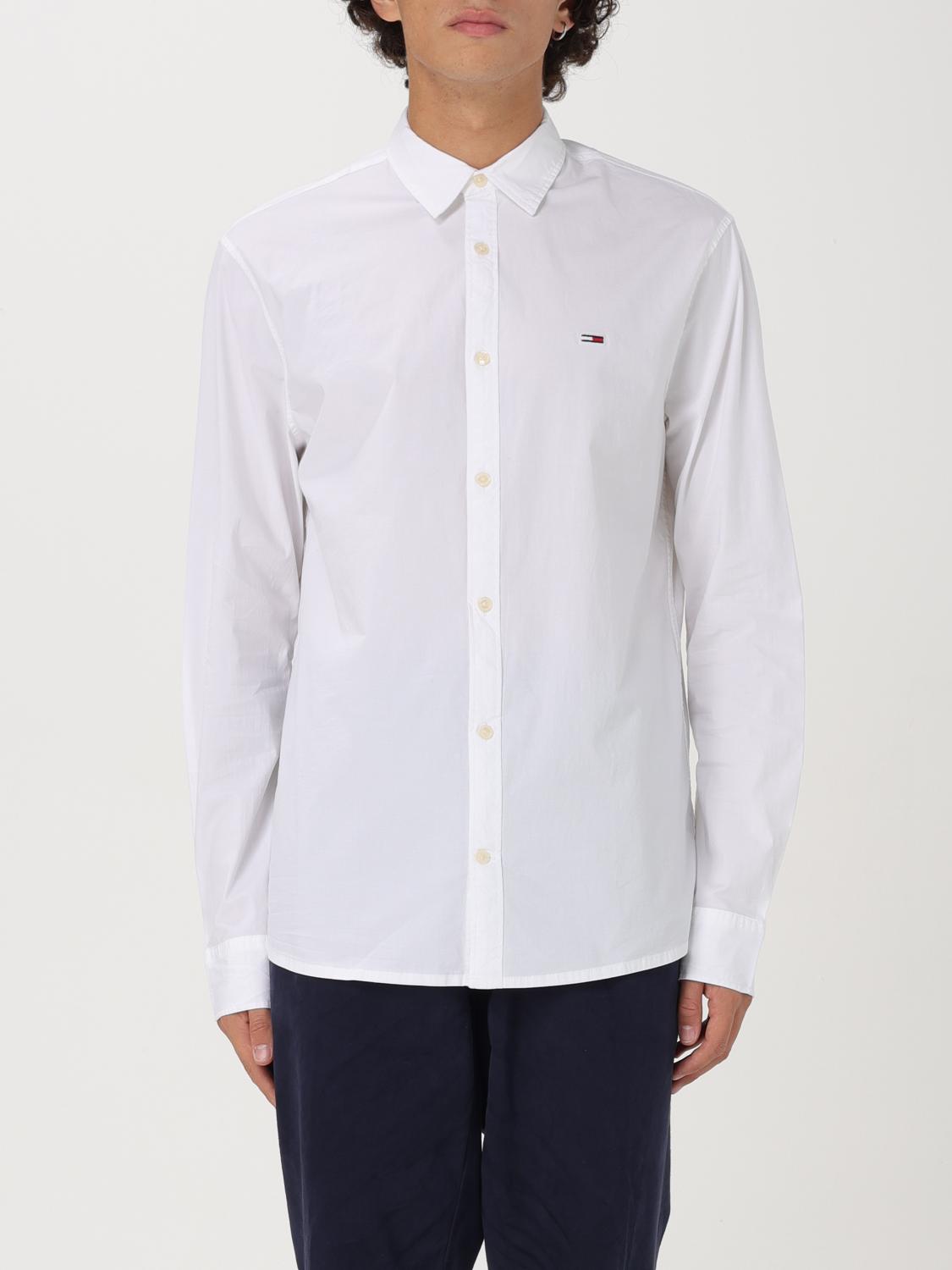 Tommy Jeans Long Sleeved Shirt In 白色