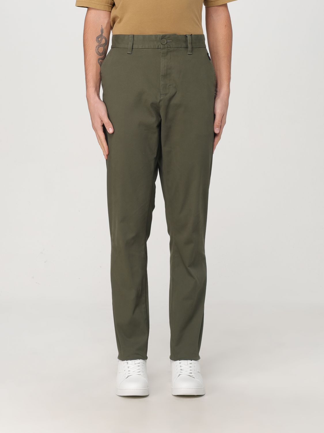 Tommy Jeans Pants  Men Color Green In Grün