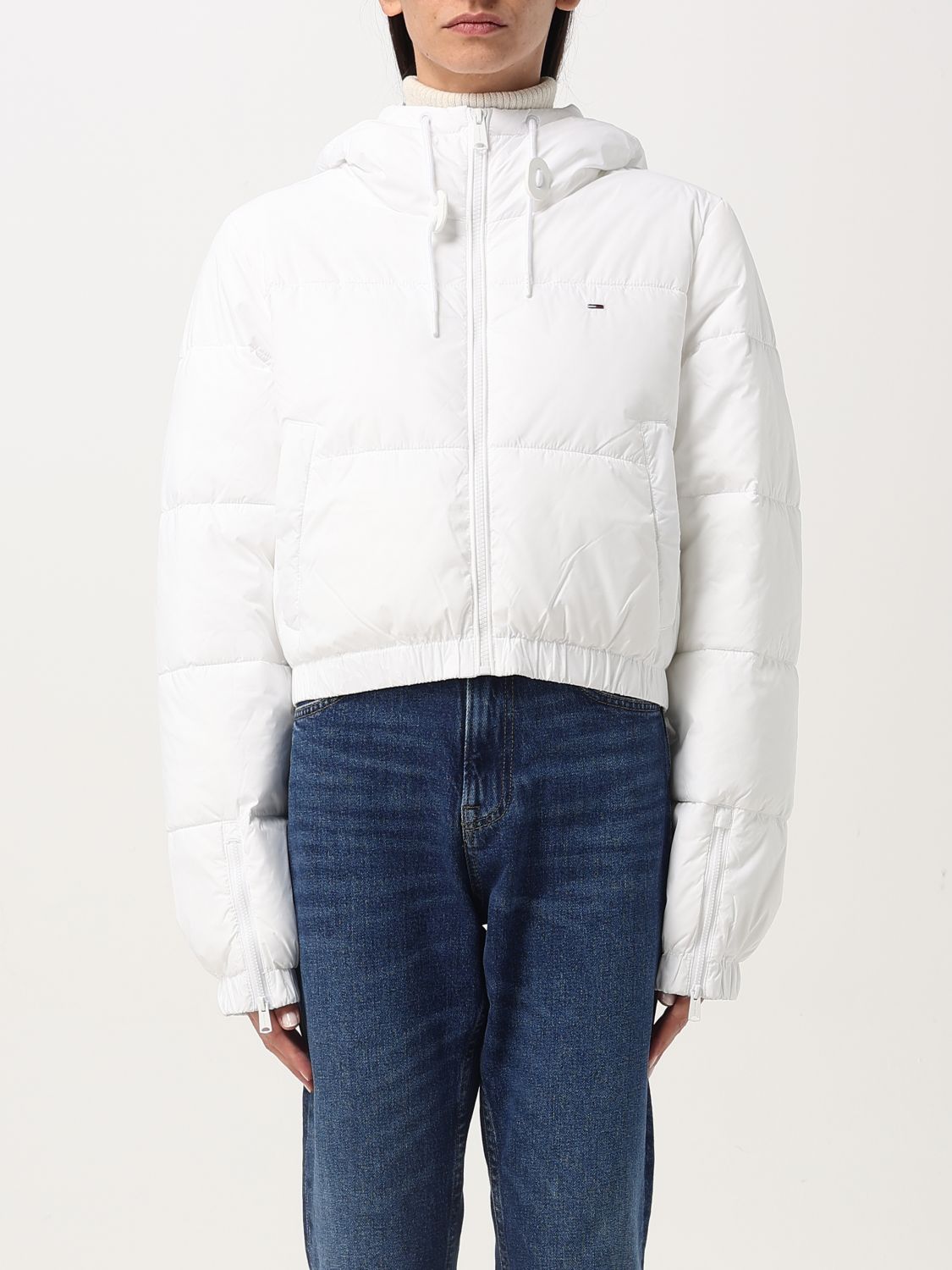 Tommy Jeans Jacket  Woman Color White In Weiss