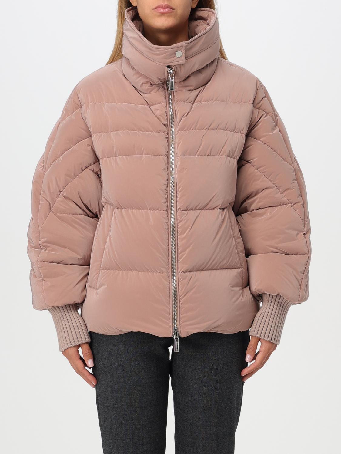 Shop Moorer Jacket  Woman Color Blush Pink In Puder