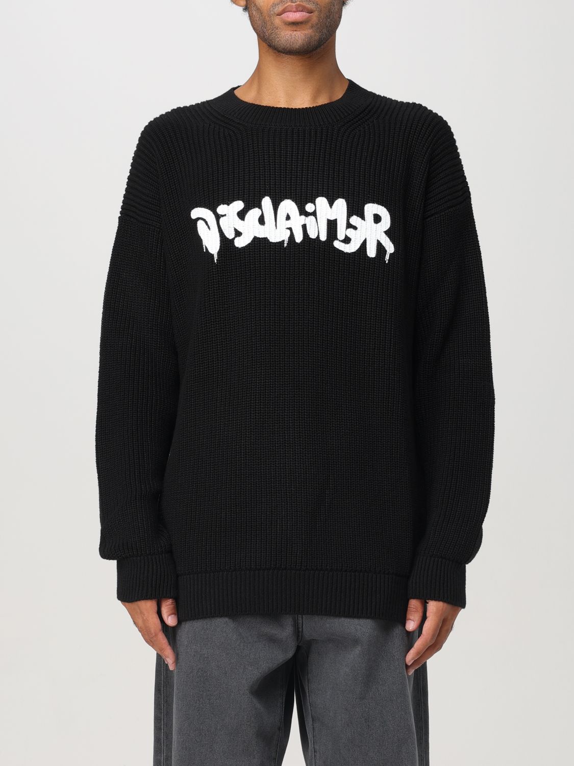 Shop Disclaimer Sweater  Men Color Black In Schwarz