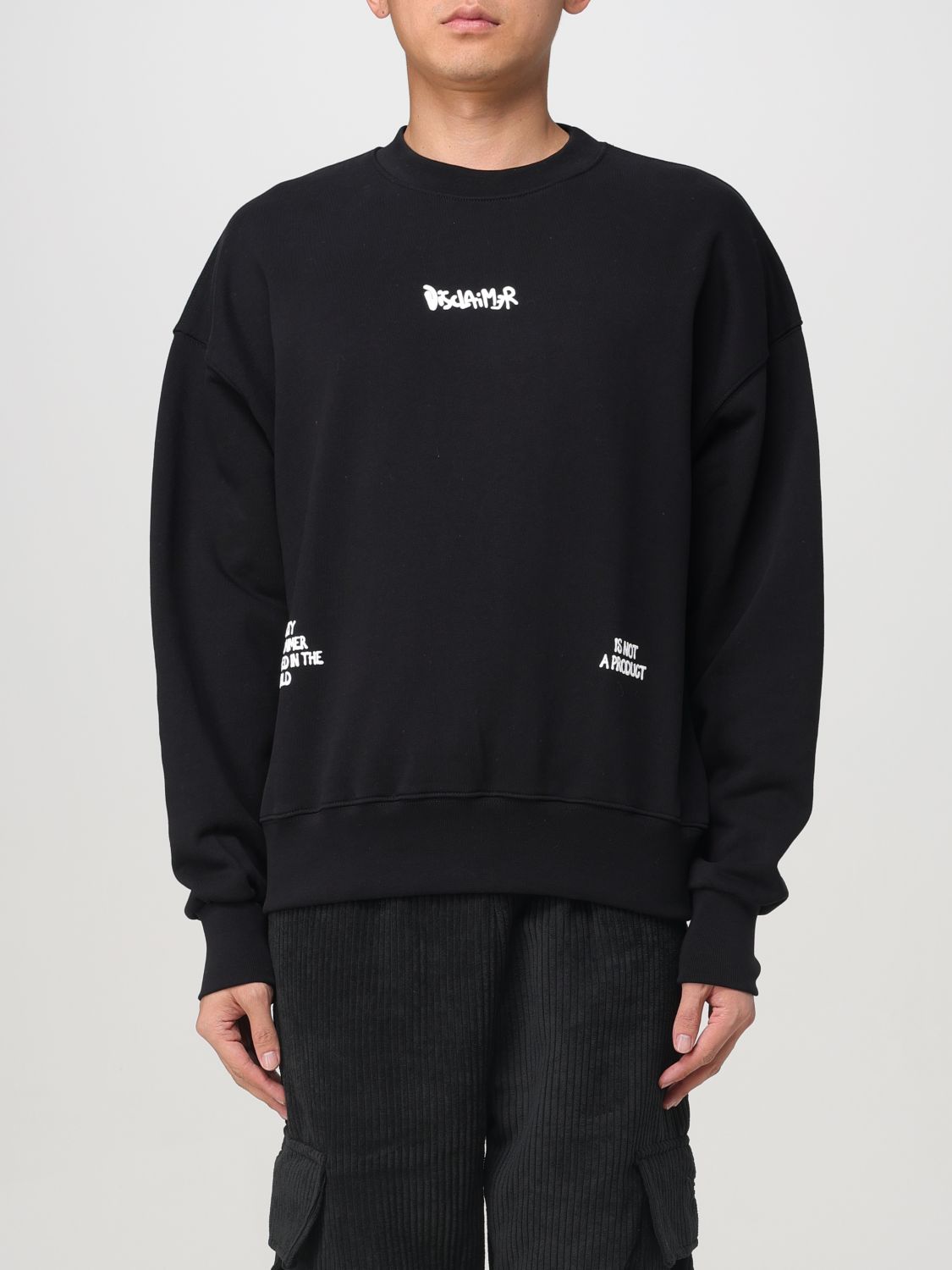 Shop Disclaimer Sweater  Men Color Black In Schwarz