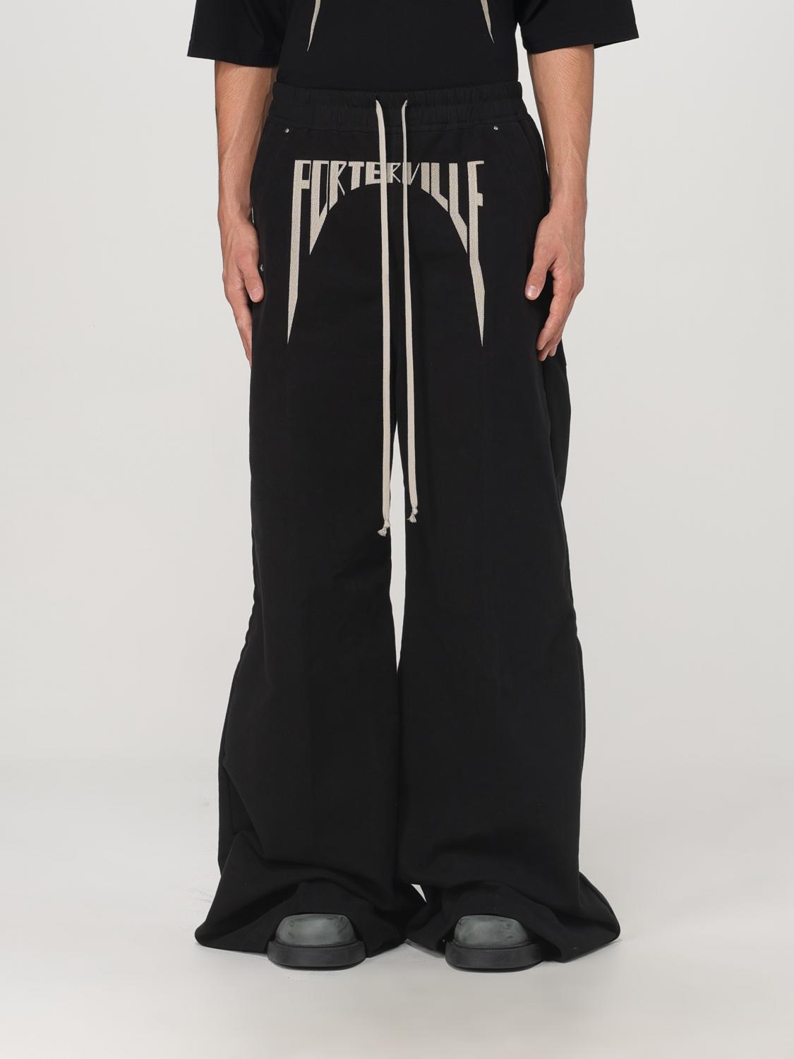 Shop Rick Owens Pants  Men Color Black In Schwarz