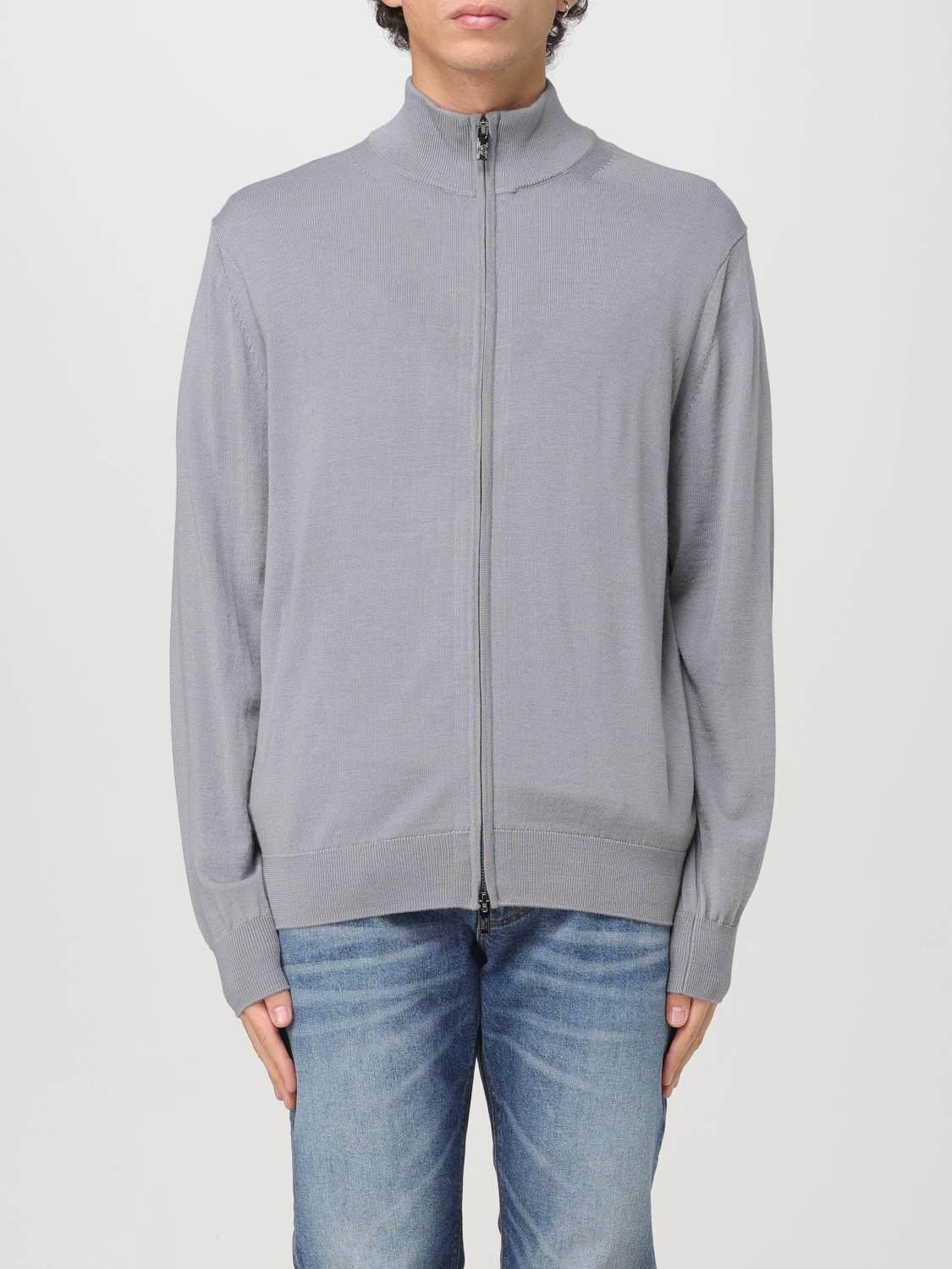 Cardigan EMPORIO ARMANI Men color Grey Cardigan EMPORIO ARMANI Men color Grey