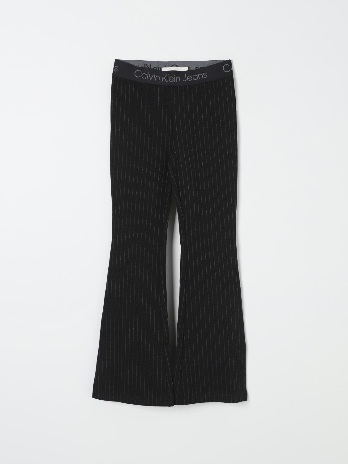 Shop Calvin Klein Pants  Kids Color Black In Schwarz