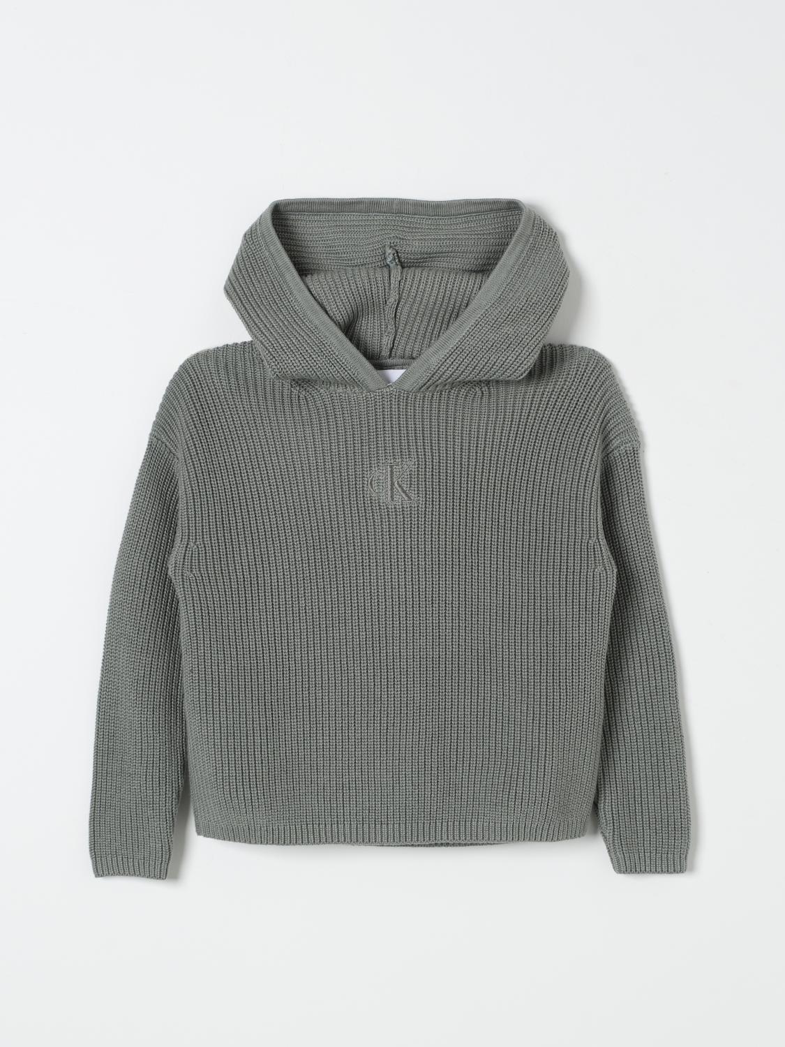 Shop Calvin Klein Sweater  Kids Color Green In Grün