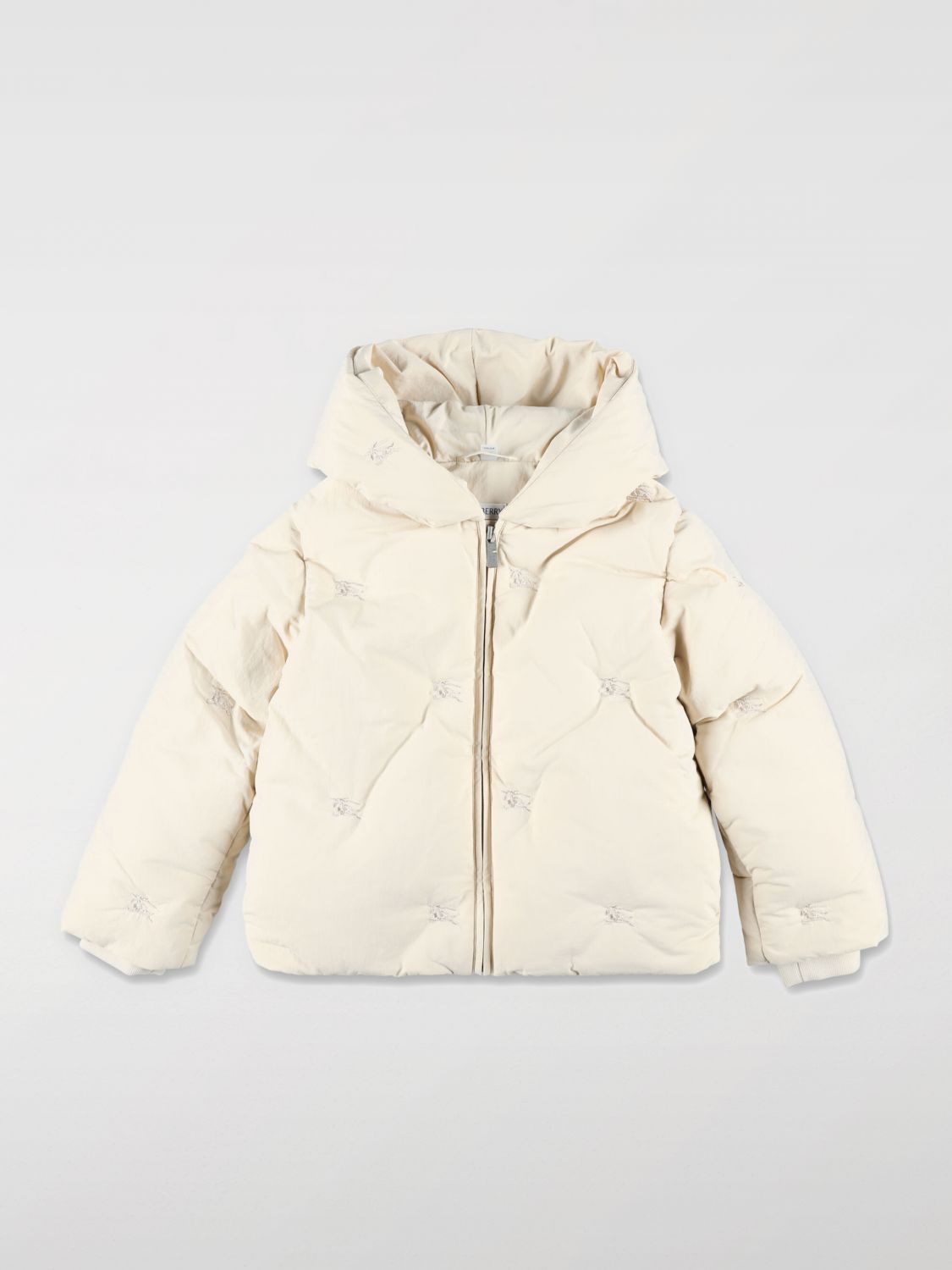 Shop Burberry Jacket  Kids Color Yellow Cream