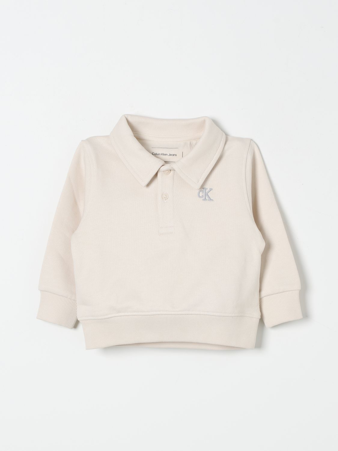 Shop Calvin Klein Sweater  Kids Color Beige