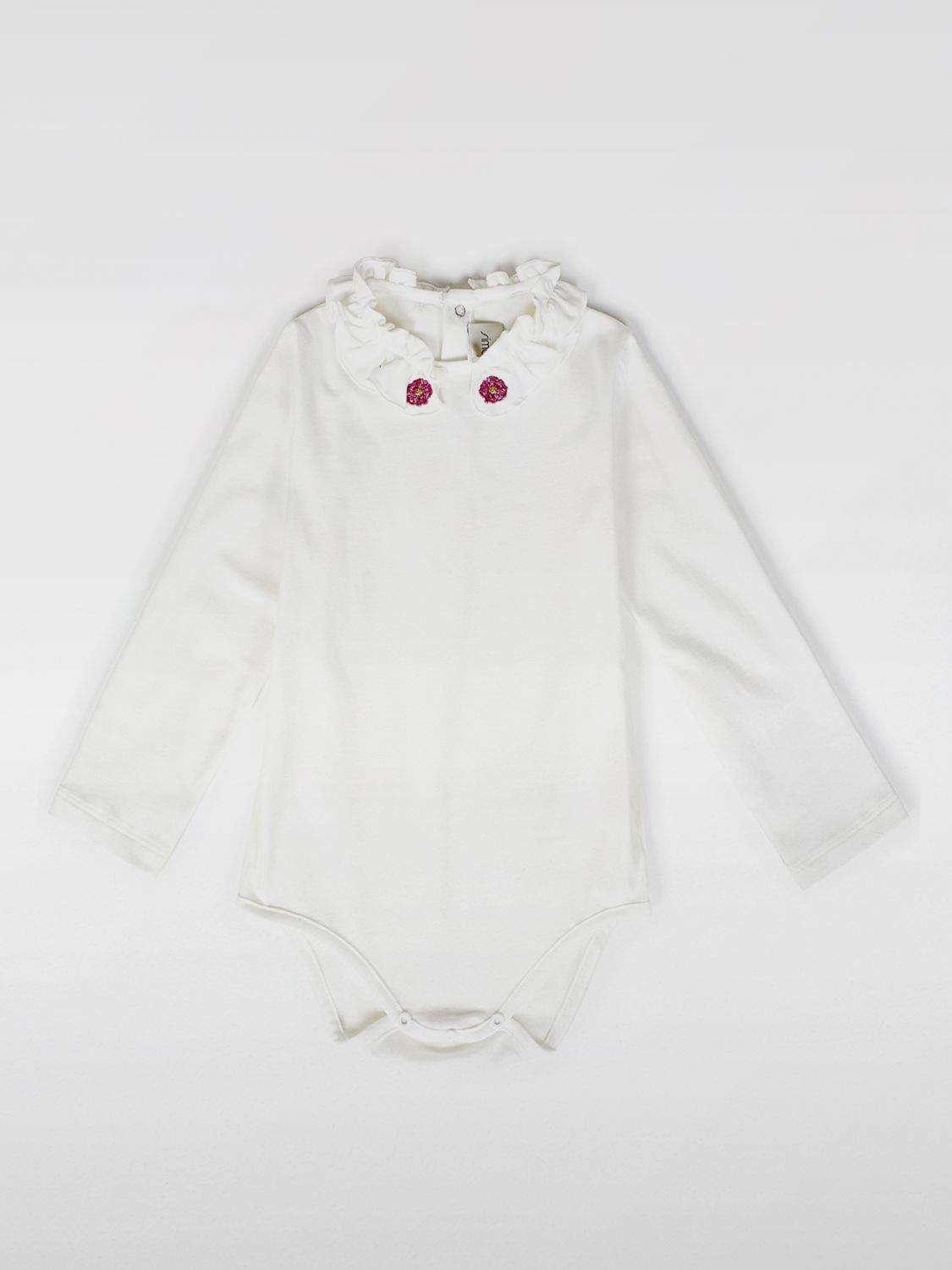 Shop Simonetta Bodysuit  Kids Color White In Weiss