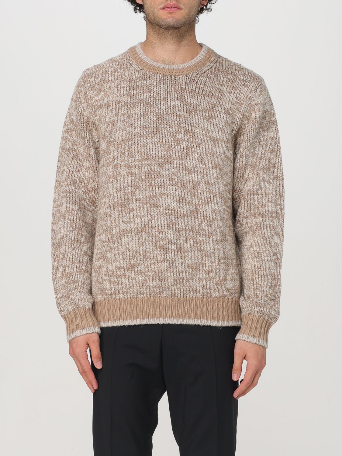 Shop Canali Sweater  Men Color Beige