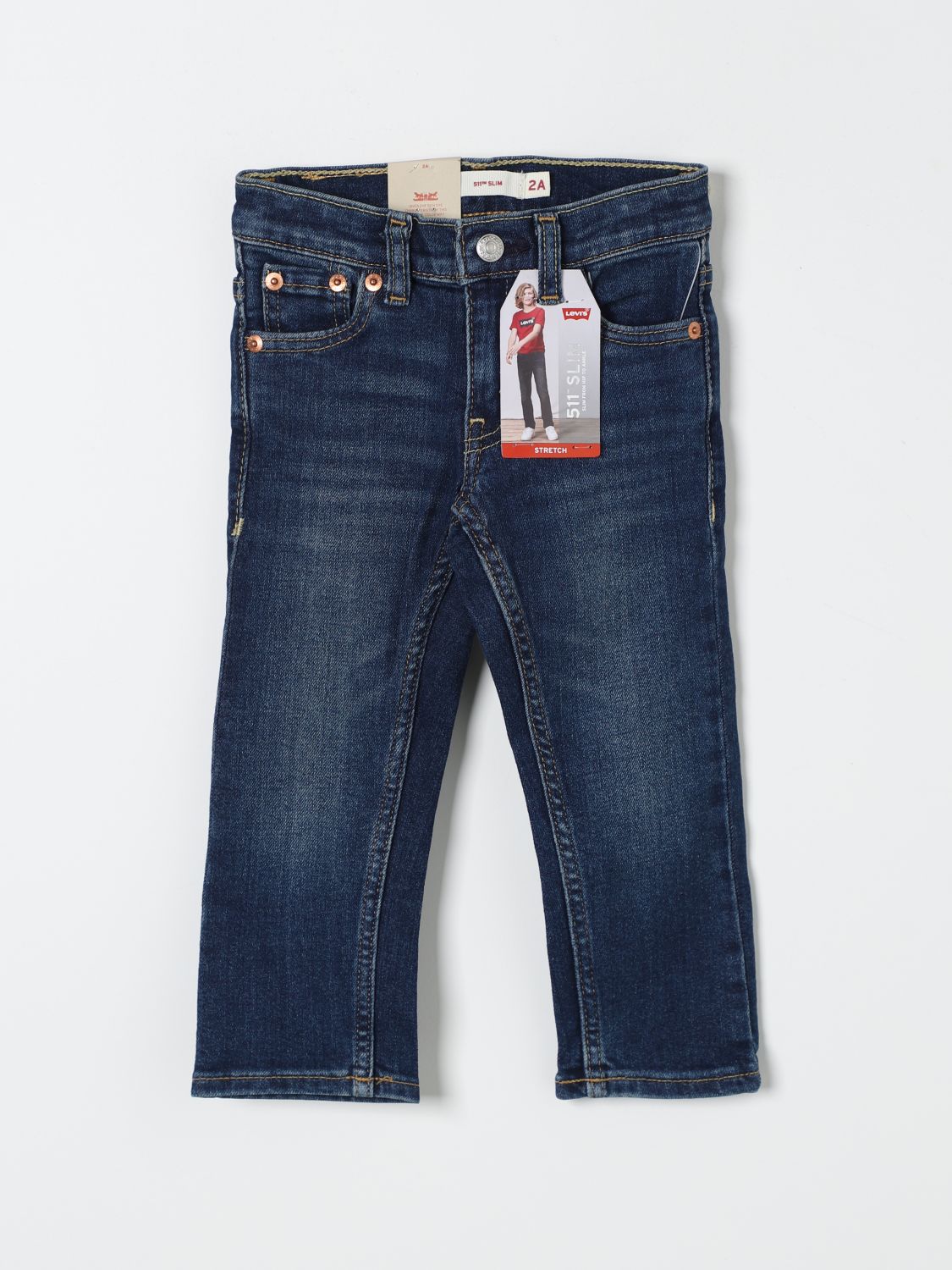 Shop Levi's Jeans  Kids Color Denim