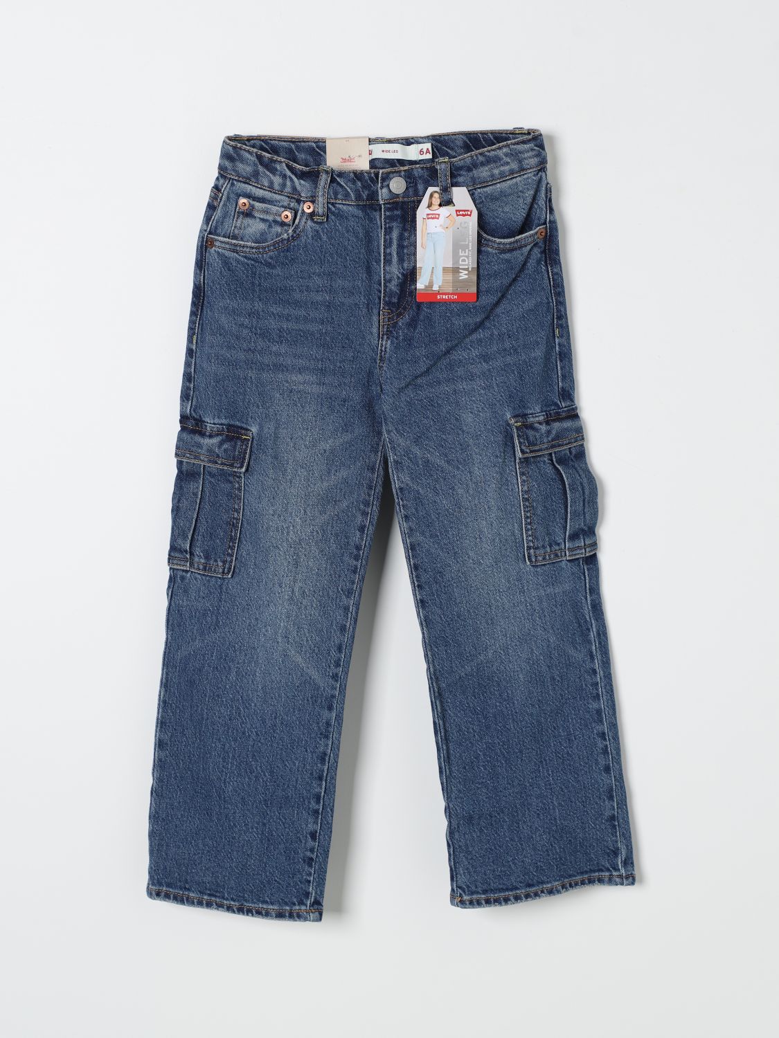 Shop Levi's Jeans  Kids Color Denim