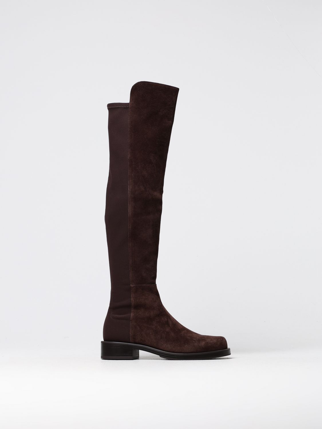 Shop Stuart Weitzman Boots  Woman Color Brown In Braun