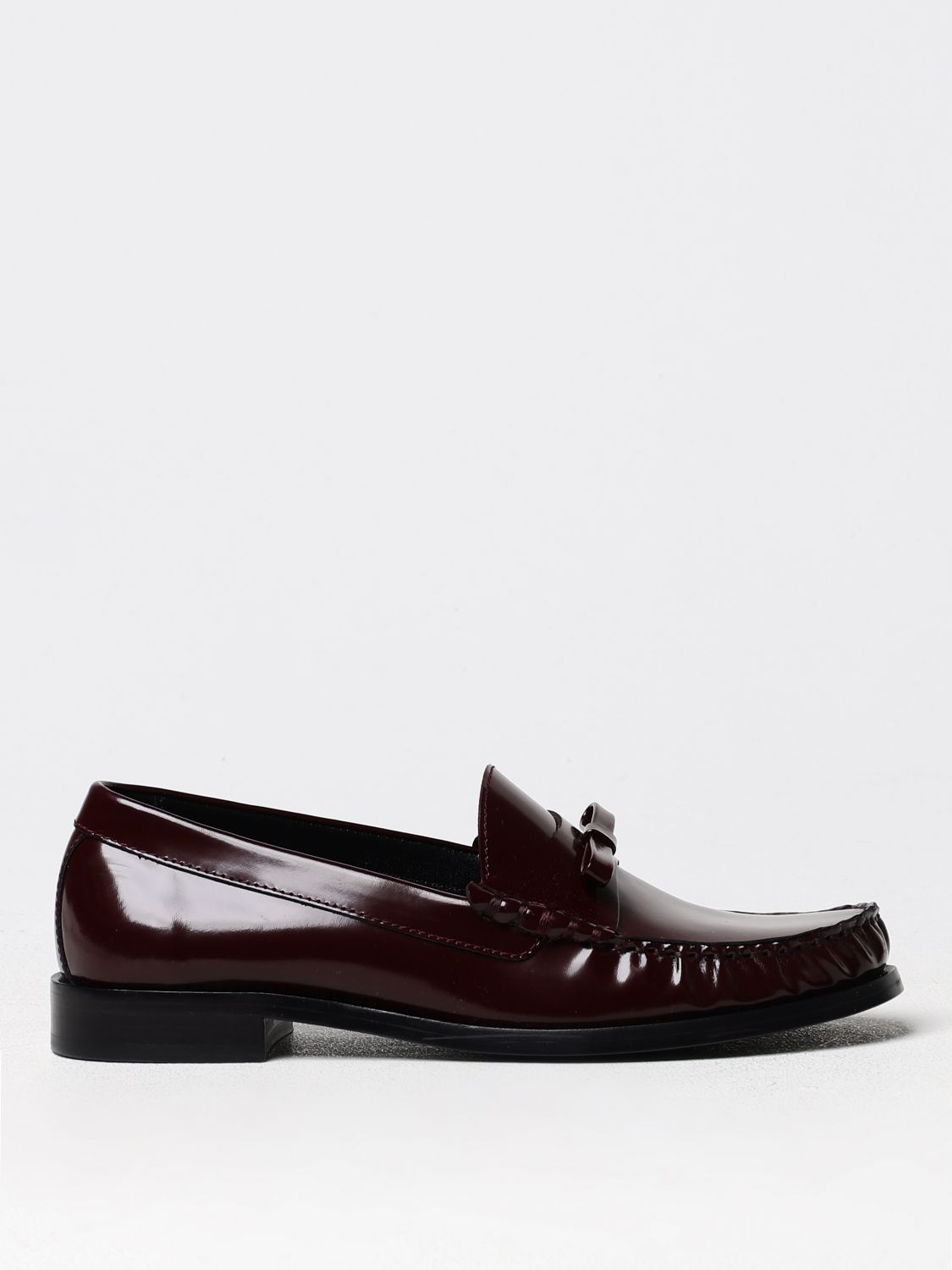 Shop Stuart Weitzman Loafers  Woman Color Burgundy In Burgunderrot