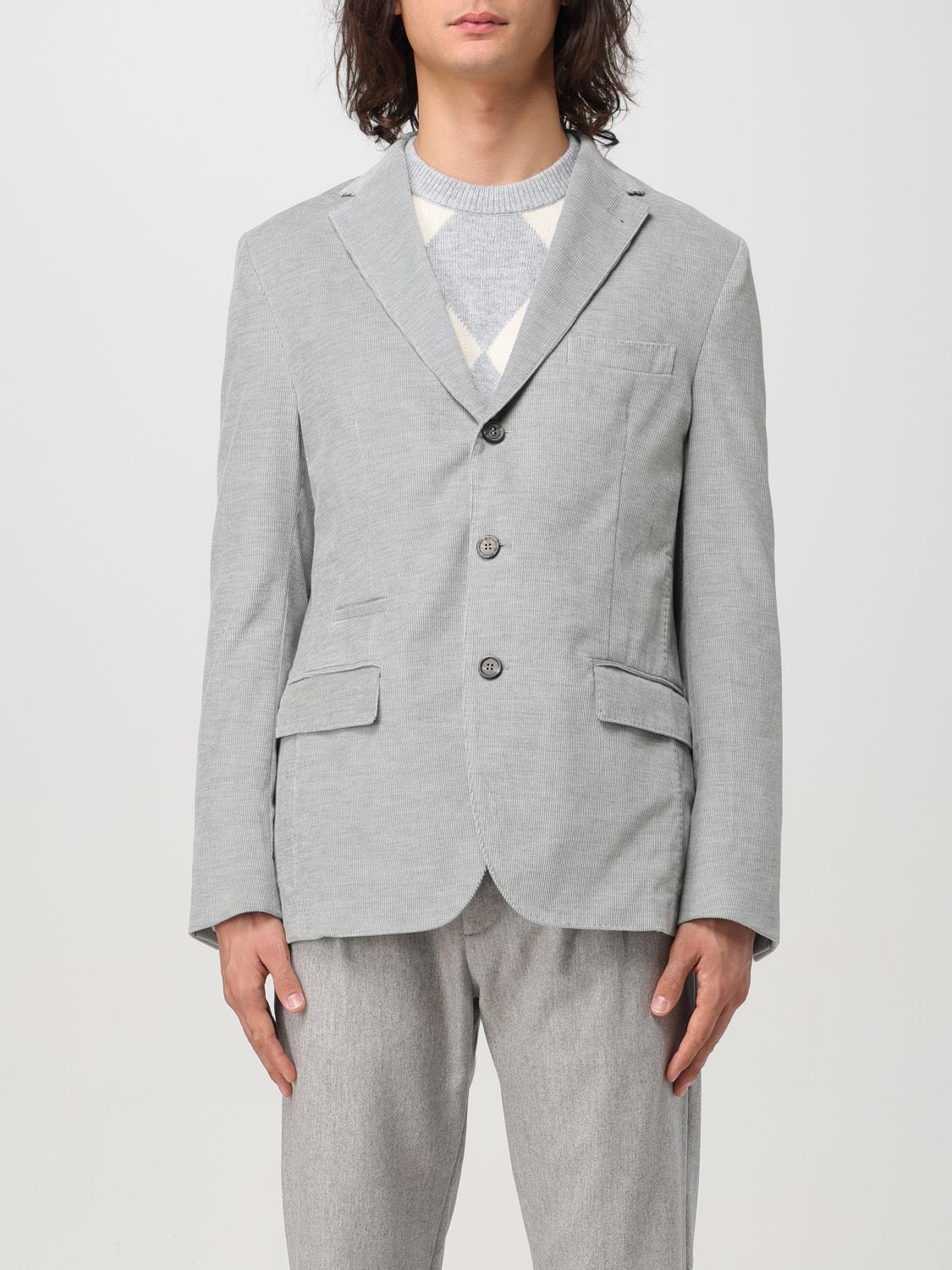 Eleventy Jacket  Men Color Grey In 灰色