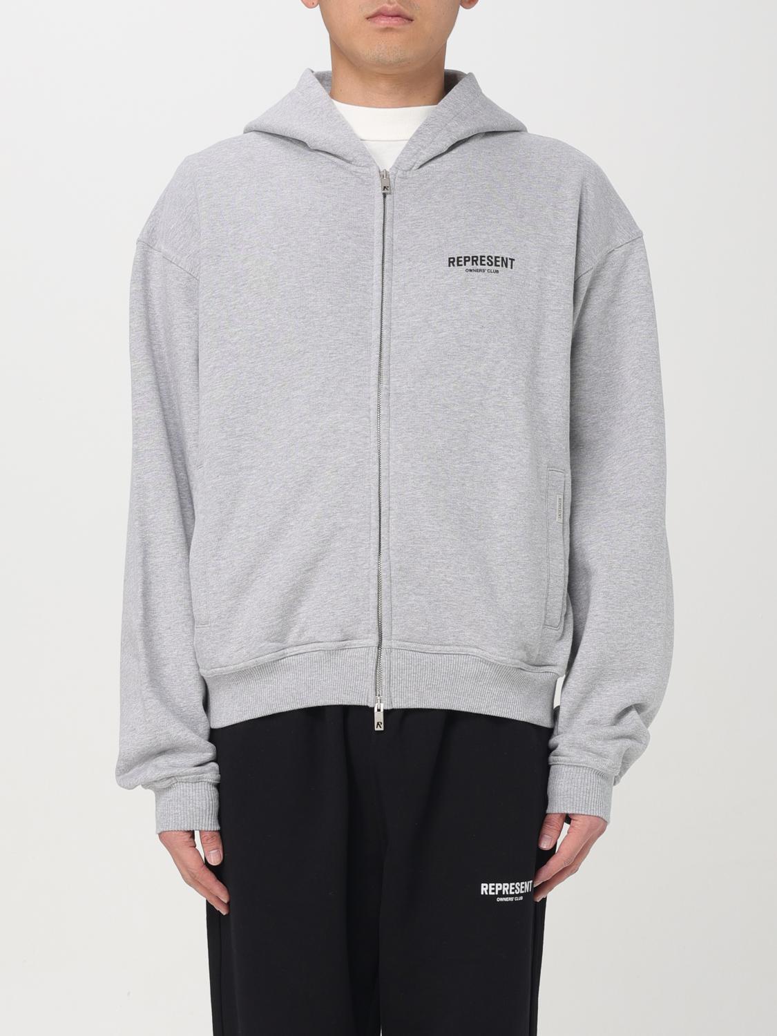 Represent Sweatshirt Men Color Grey In Grau