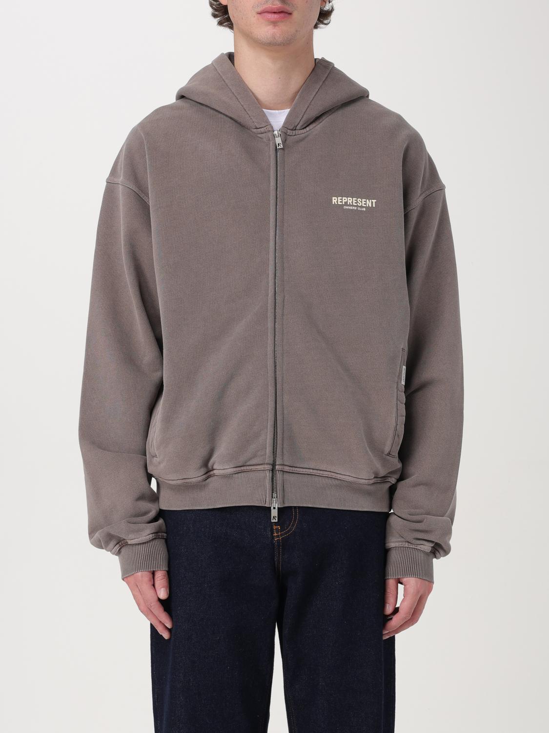 Shop Represent Sweatshirt  Men Color Brown In Braun