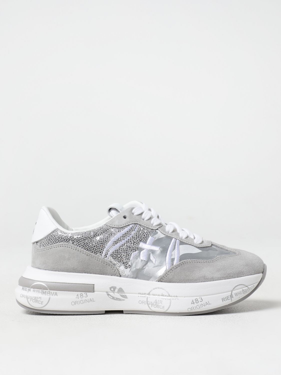 Premiata Sneakers  Woman Color Silver In Silber