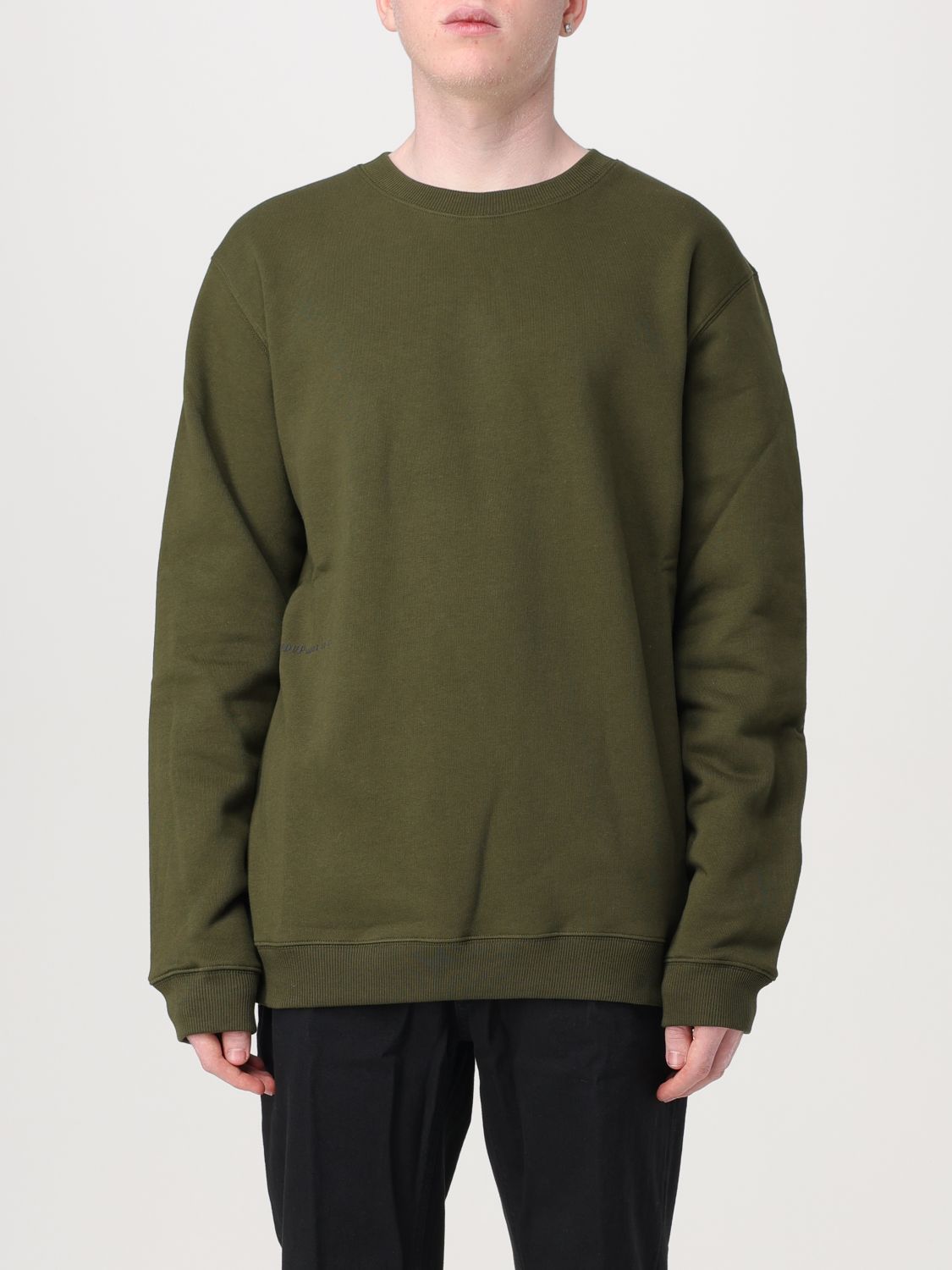 Shop Dondup Sweatshirt  Men Color Military