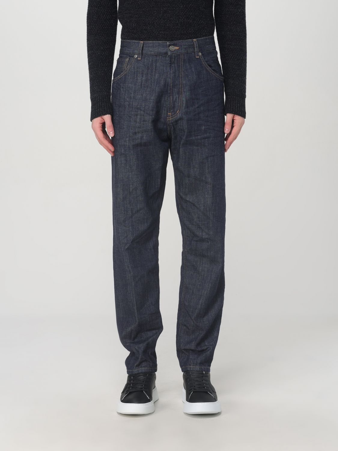 Shop Dondup Jeans  Men Color Denim