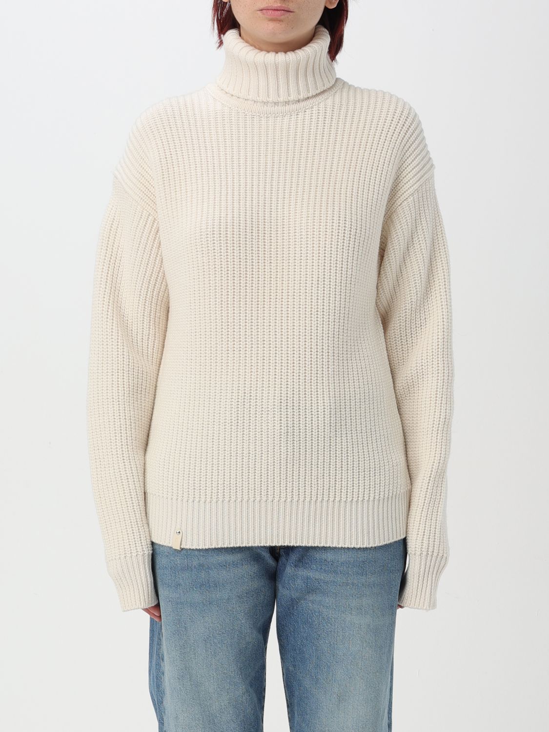 Shop Mackage Sweater  Woman Color White In Weiss