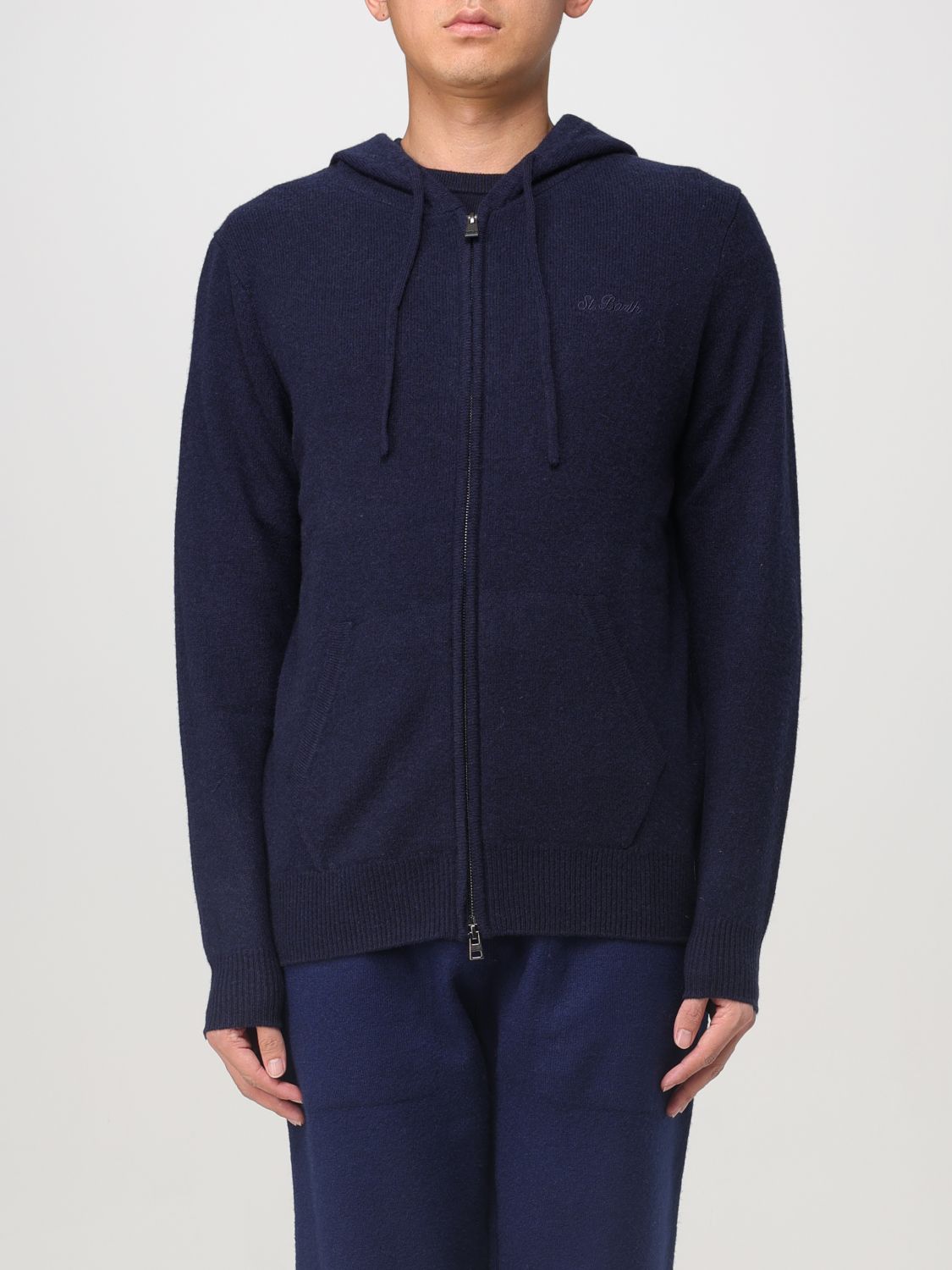 Shop Mc2 Saint Barth Sweatshirt  Men Color Blue In Blau