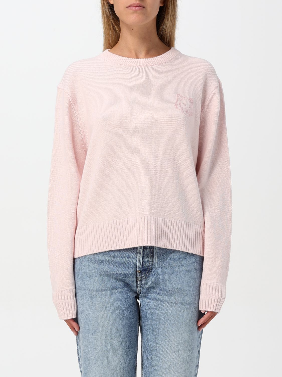 Shop Maison Kitsuné Sweatshirt  Woman Color Pink