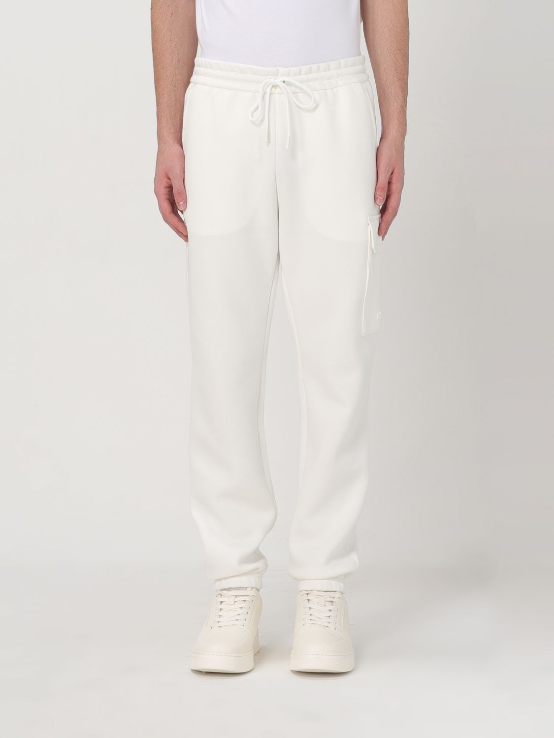 Shop Mackage Pants  Men Color White In Weiss