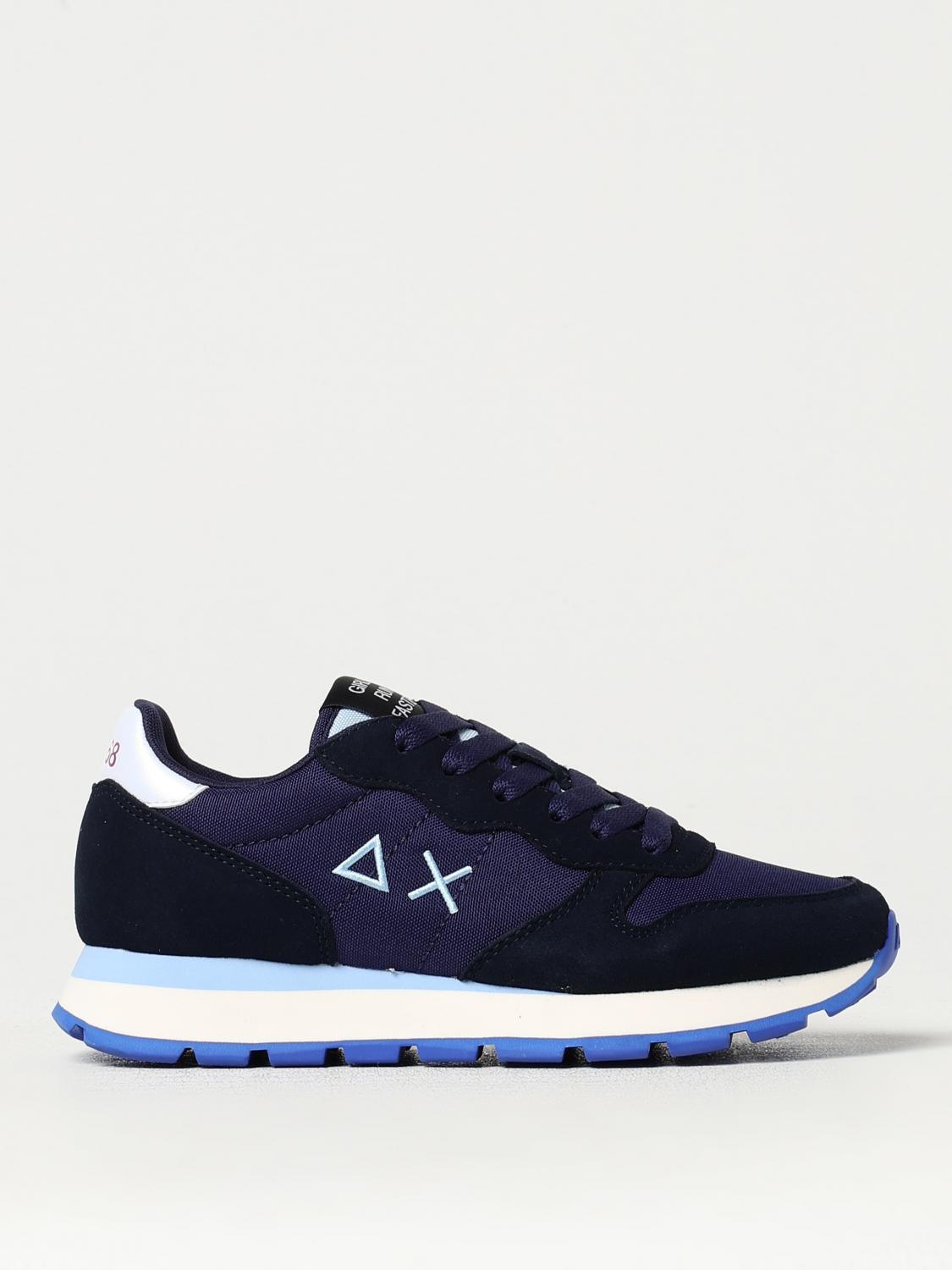 Shop Sun 68 Sneakers  Woman Color Navy