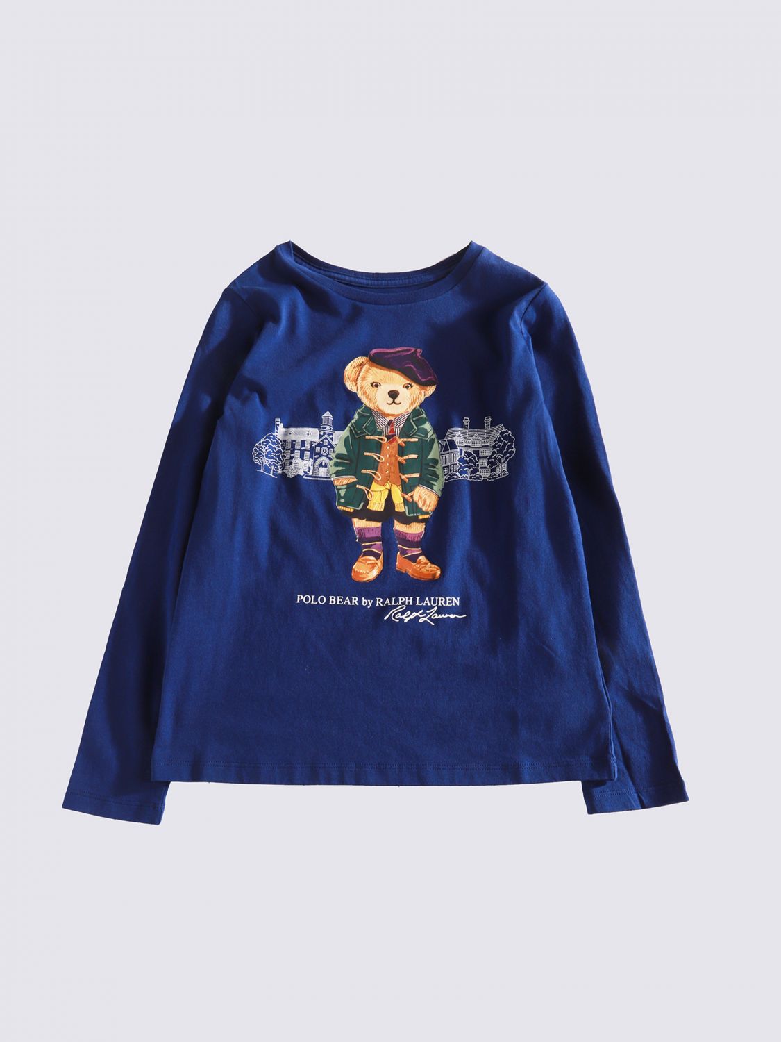 Shop Polo Ralph Lauren T-shirt  Kids Color Blue In Blau