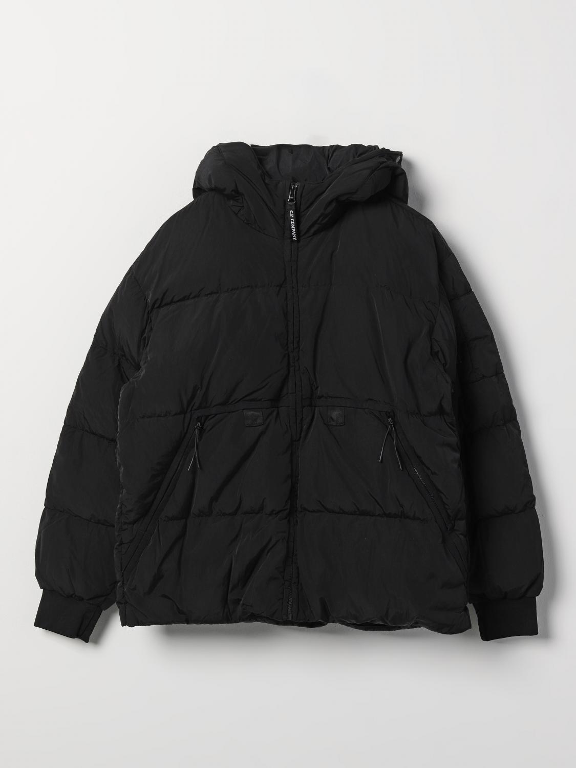 C.p. Company Coat  Kids Color Black In 黑色